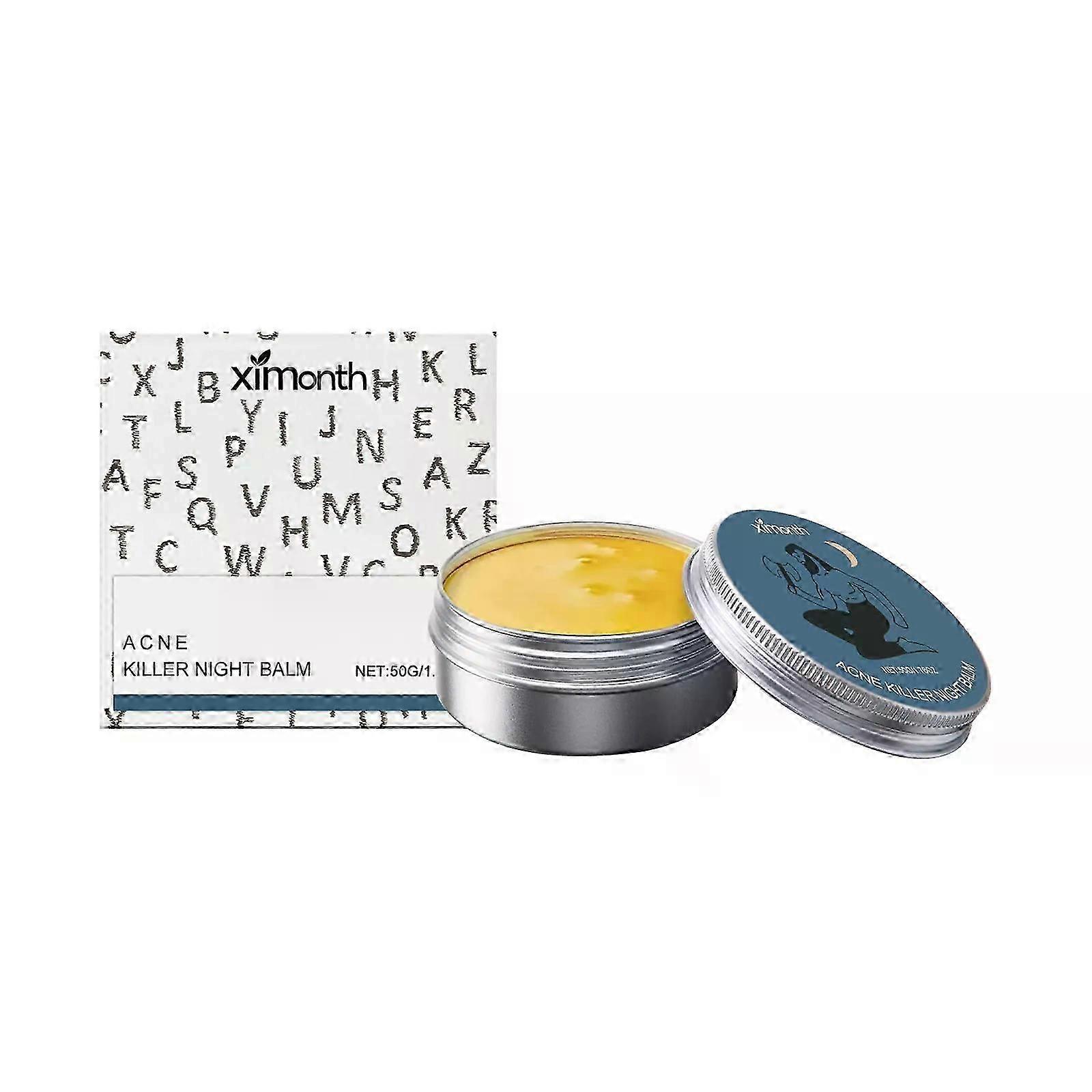 Baume de nuit anti-acné - Soin doux et équilibrant pour les peaux à tendance acnéique