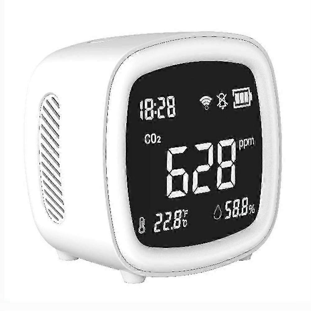 Co2 Air Detector 3-in-1 Indoor Co2 Detector Air Quality Monitor Detects Co2 Home Office Light-and-s