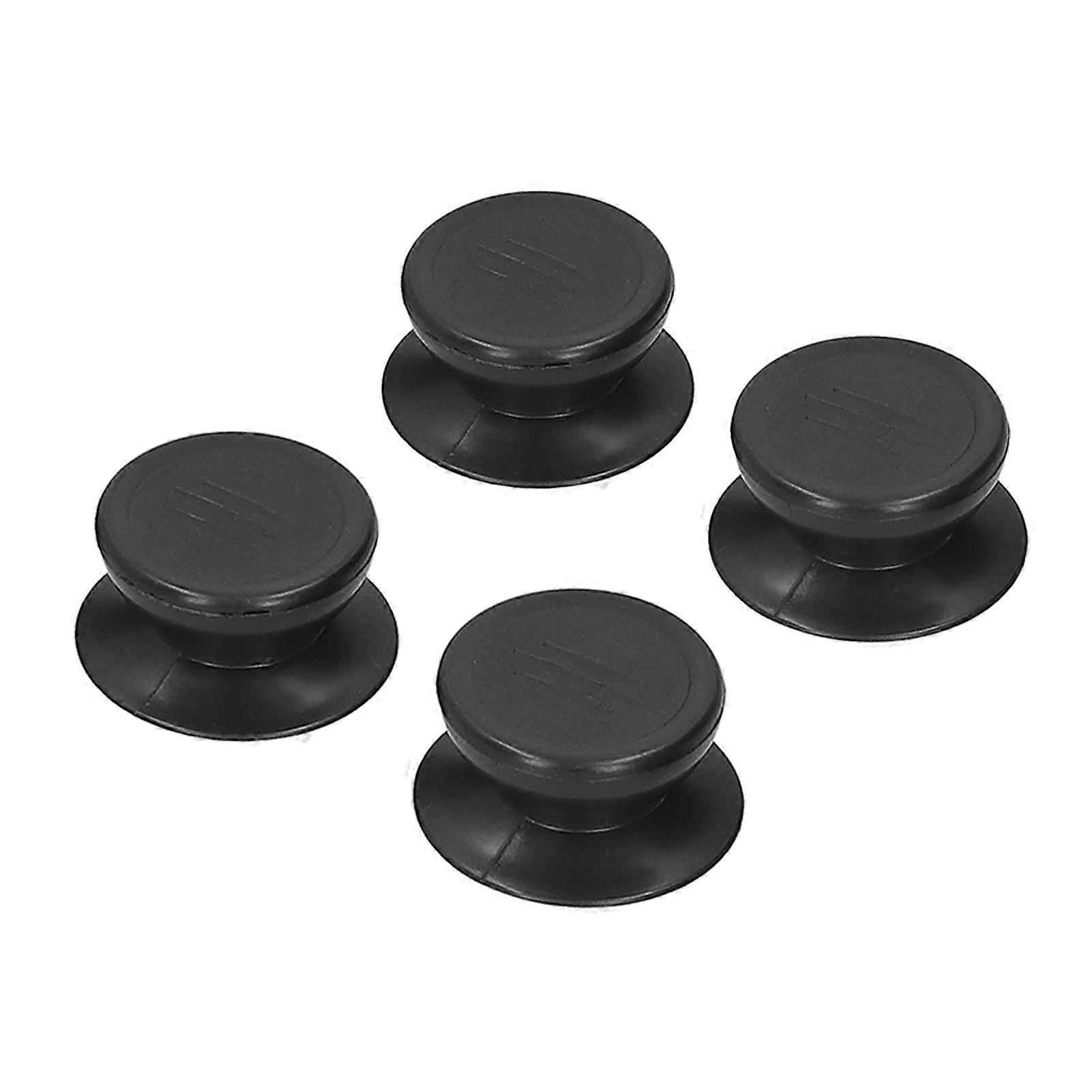 4Pcs Universal Black Pot Lid Knob 4x2.5cm Phenolic Plastic