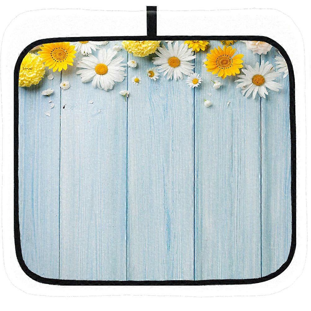 Dish Drying Mat Polyester Drying Mat for Kitchen Counter Home Use 61X46X1CM Non-Slip Heat Insulation 1Set