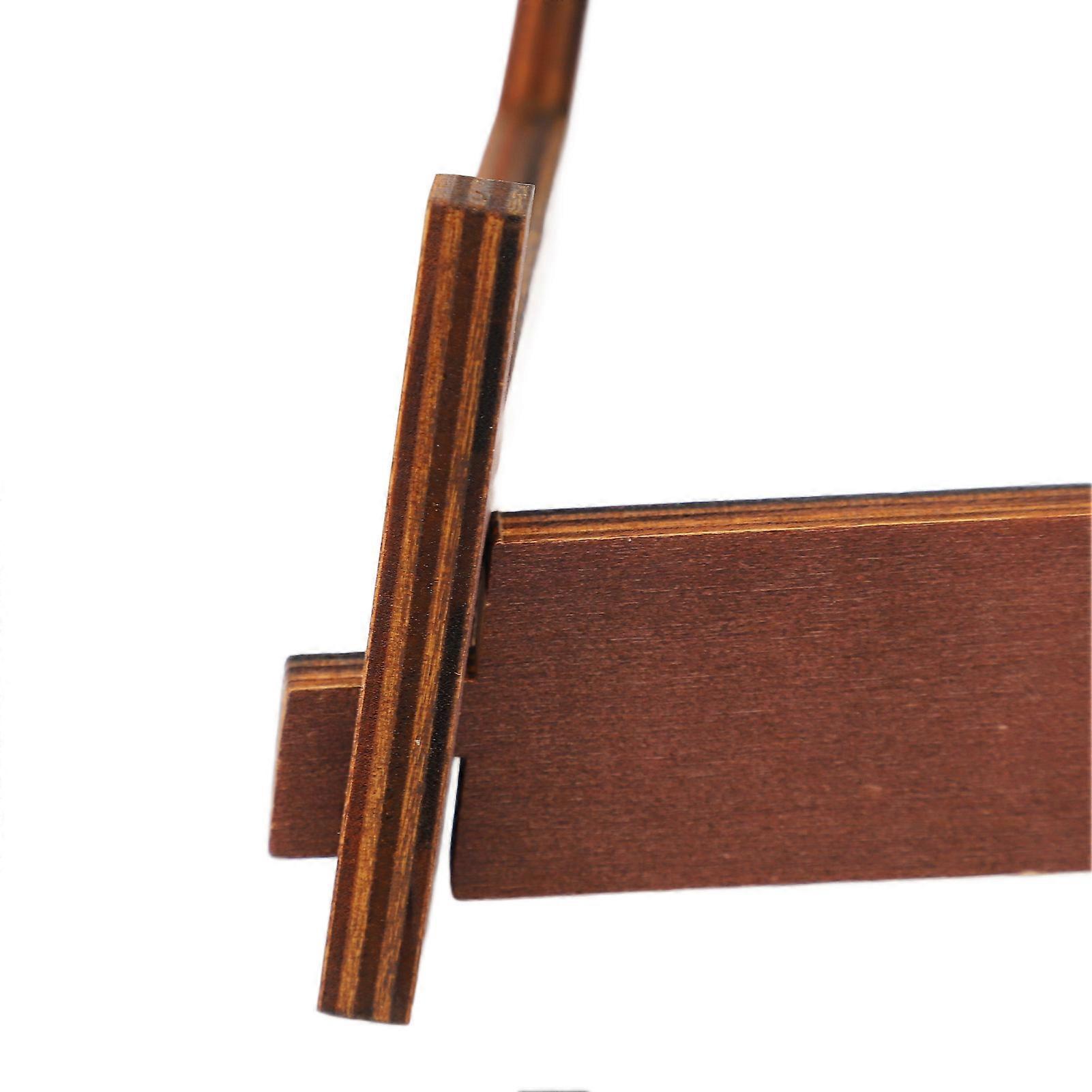 Plate Display Stand Multifunctional Beechwood N Shape Decorative Plate Holder Display Stand