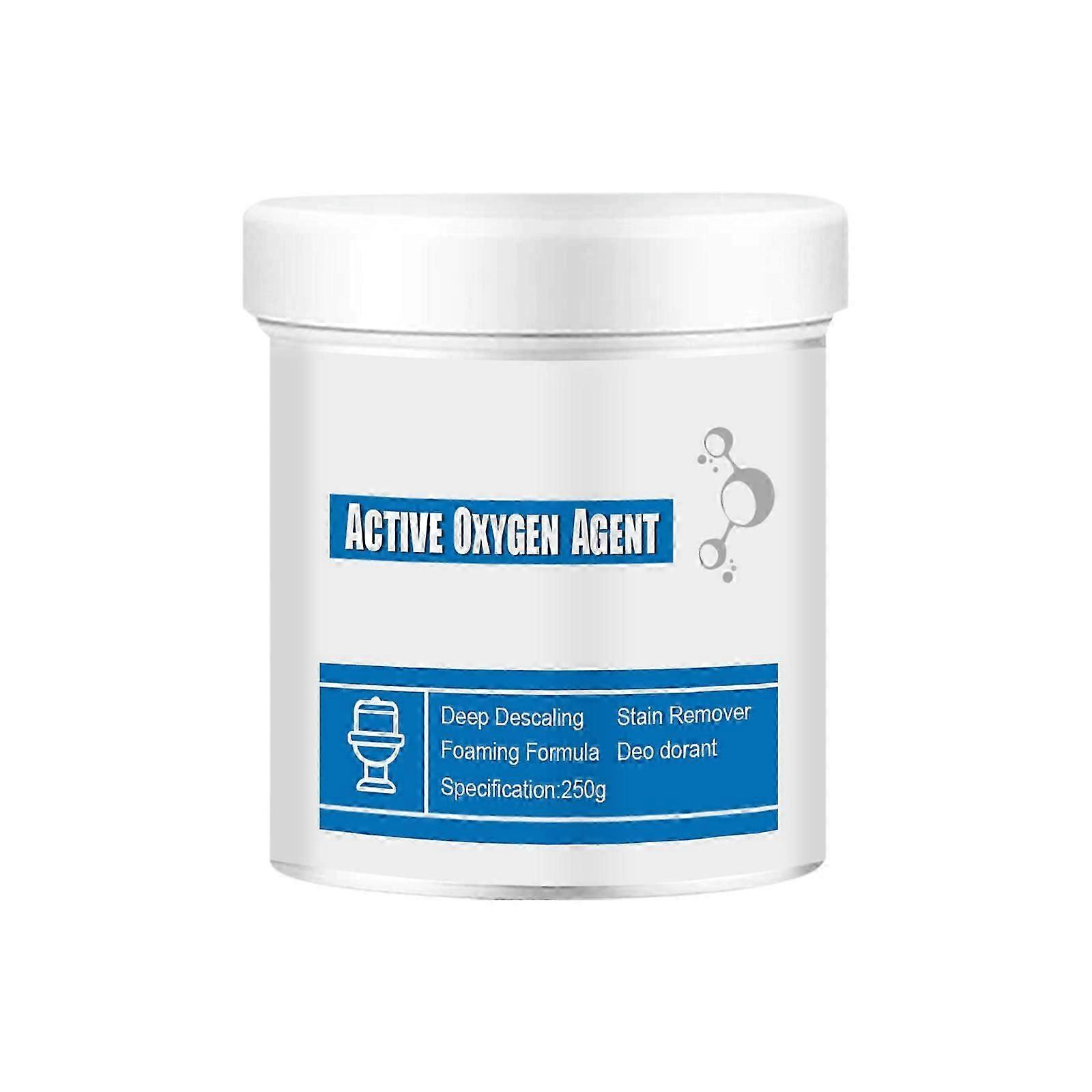 Toilet Active Oxygen Agent, All Purpose Cleaning Powder Toilet Bowl Foam Cleaner, Powerful Pipe Dredging Agent No Peculiar Smell