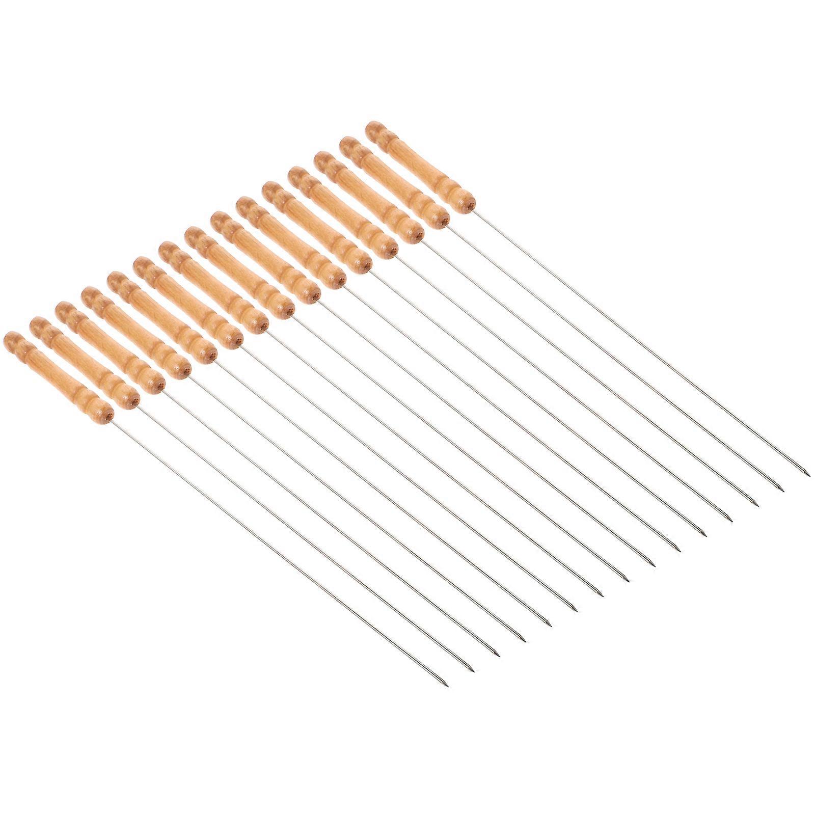 Stainless Steel BBQ Tool Set with Reusable Skewer Sticks for barbecue use 30pcs