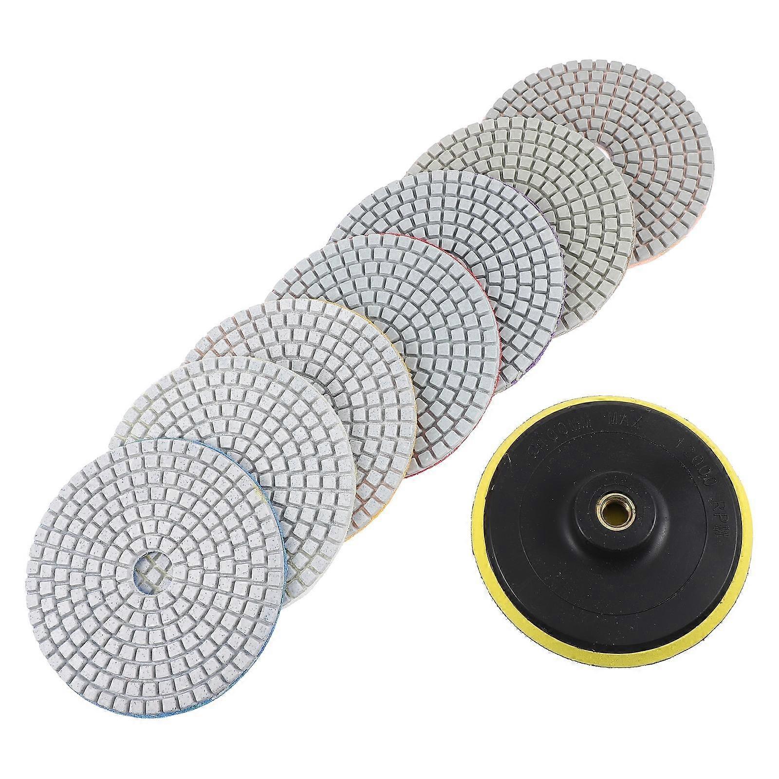 Stone Polishing Pads Diamond Polishing Pad For Granite Terrazzo Floor Polishing Homeowners 10x10cm 1Set
