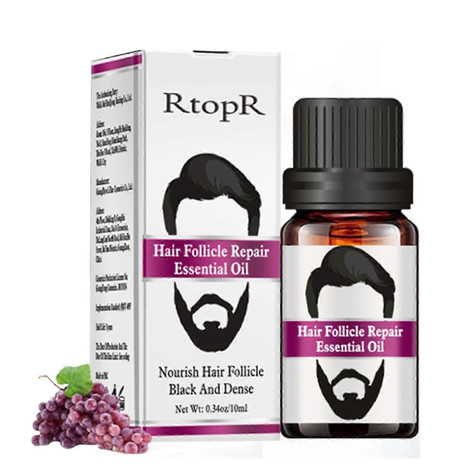RtopR 10ML Odżywka do brody Olejek do włosów Olejek eteryczny do naprawy włosów Odżywia brody