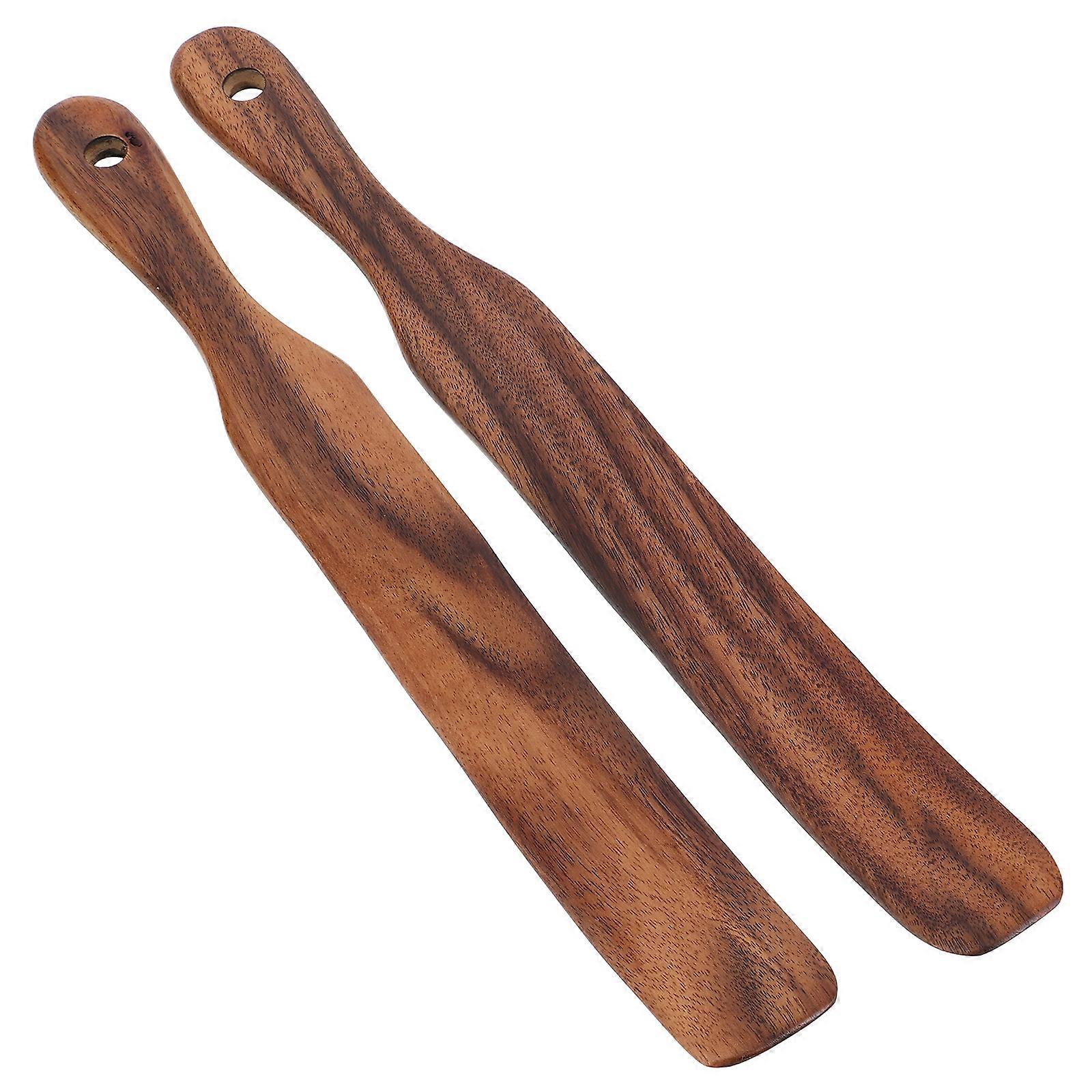 Wood Sourdough Spatula for Kitchen Use Versatile Nonstick Cooking Utensil with Hanging Hole 12.5 inches