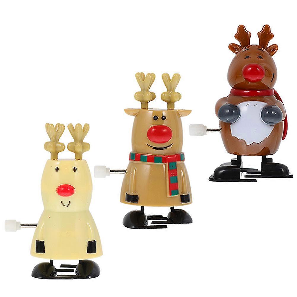 Interesting Kids Plaything Toddler Small Toys Santa Claus Shape And Comfortable 3Pcs
