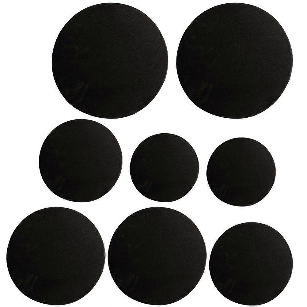 8pcs Drum Mute Pads for Snare Drum Practice Silent Dampeners for Volume Control, Lightweight Instrument Accessories for Home Use