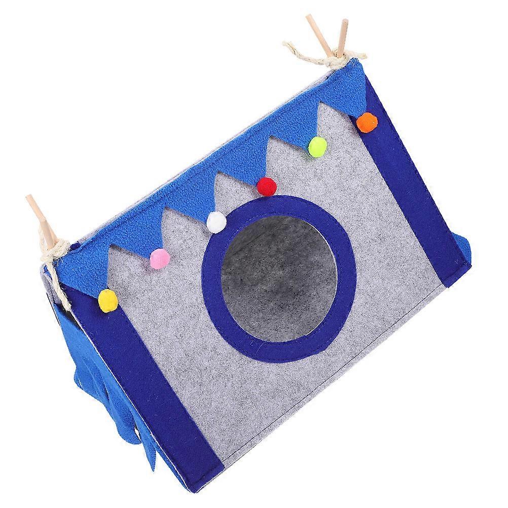 Hamster Warm Bed Cozy Hideaway Pet Bed Tent Shape Assorted Color Small Pets 1Set