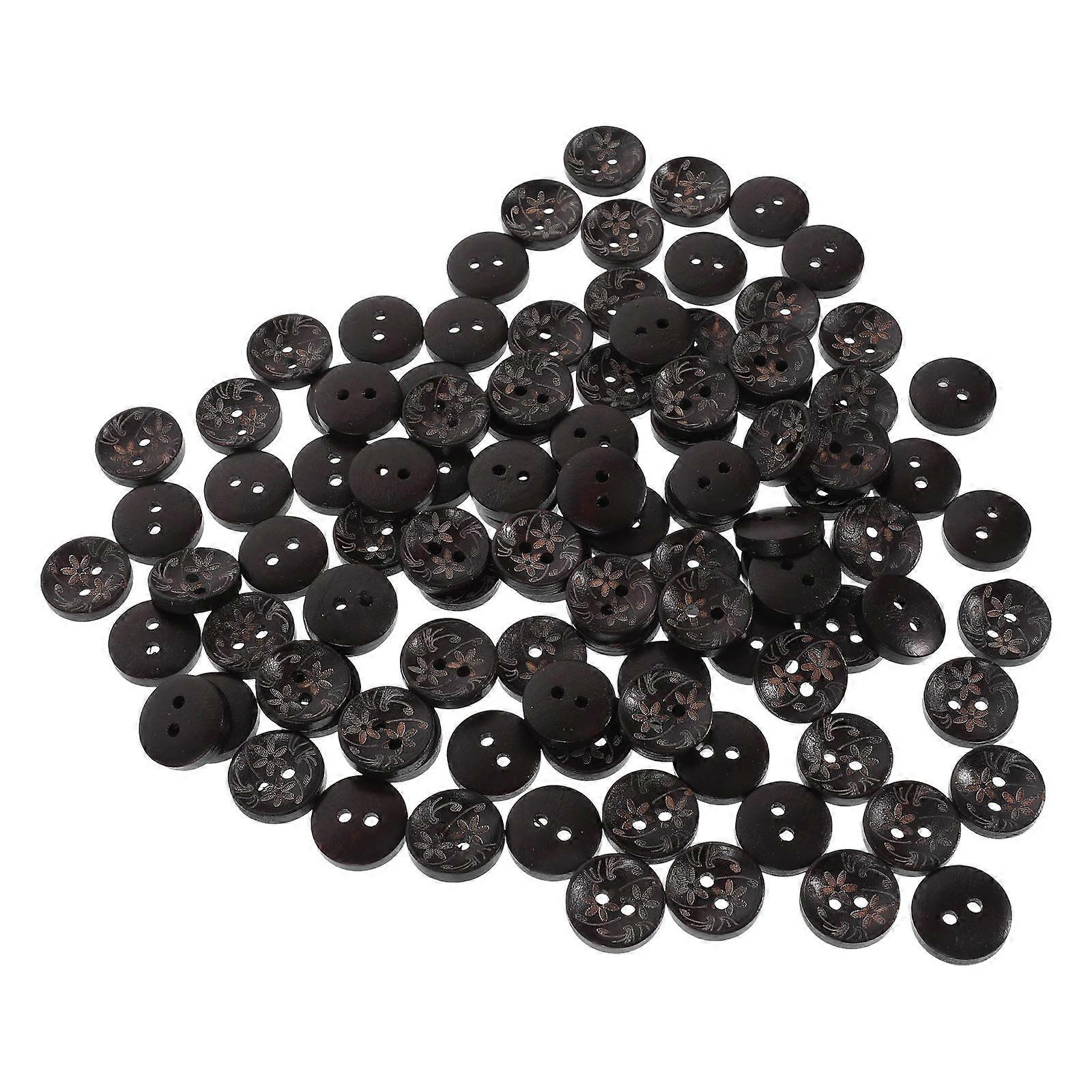 Here's a polished product description based on your input:
**100PCS Wooden Coat Buttons – DIY Crafting & Sewing Supplies**
Add a natural, rustic