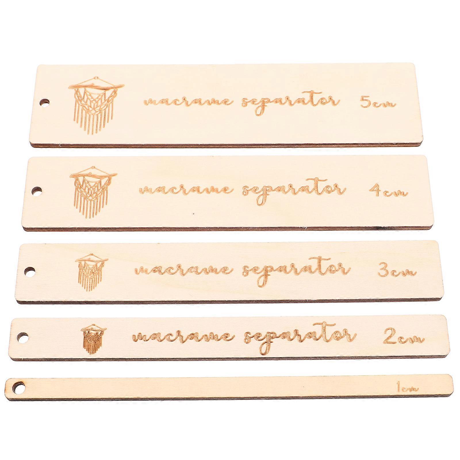 Wooden Rulers for Math Beige Color Lightweight Portable with Good Flexibility and Durability 5pcs
