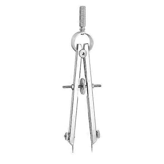 Metal Spring-Type Caliper Divider Multifunction Bow Compass Divider for Geometry Drafting Engineering Drawing Architecture Tool