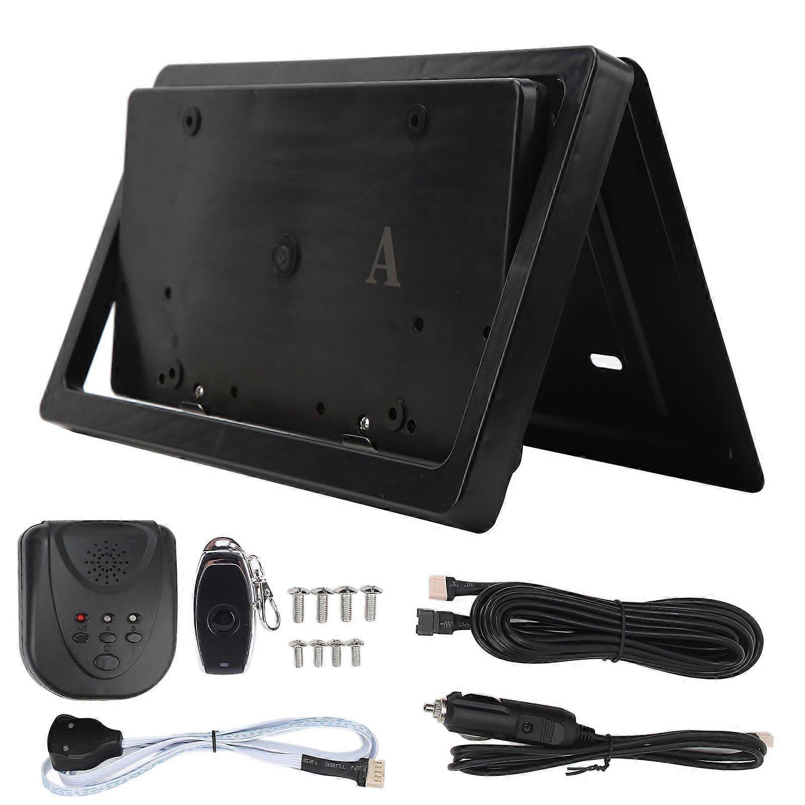 remote control electric license plate holder US standard