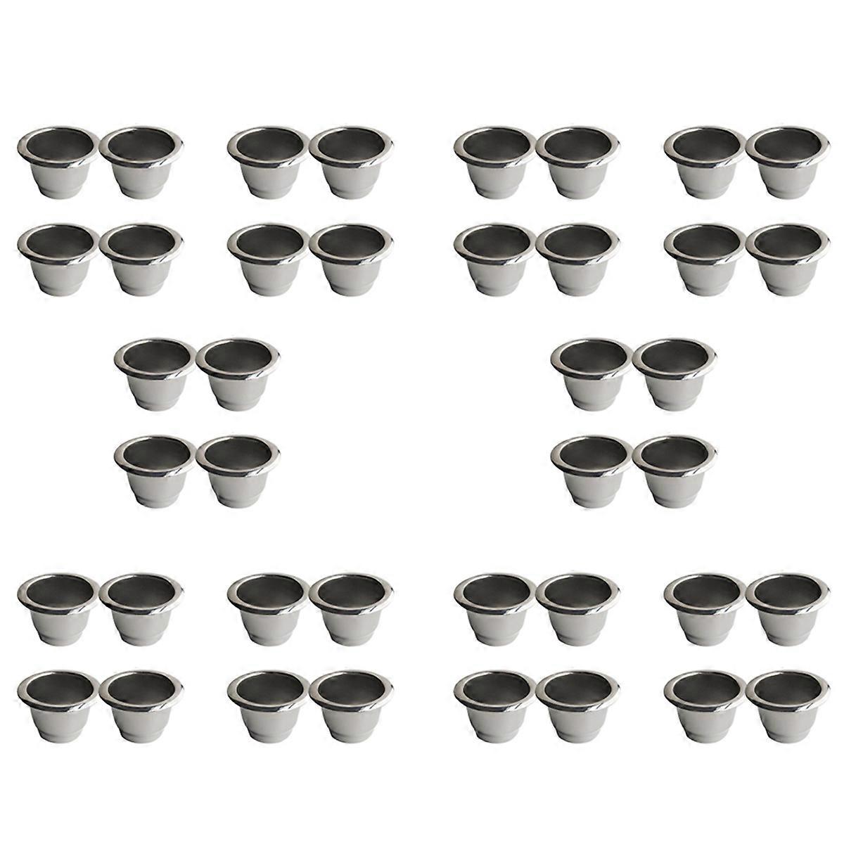 40Pcs for Refillable Coffee Capsule Coffee Filter Reusable Coffee Pod Reusable Cafe Machine DIY