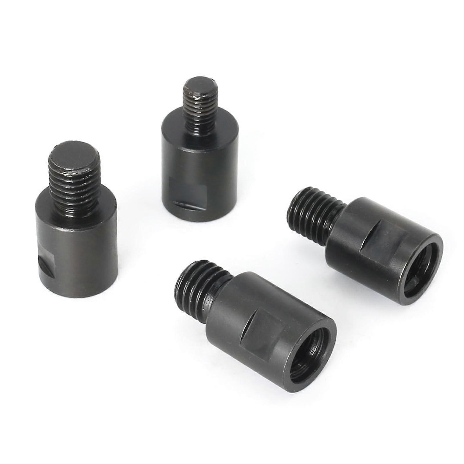 4pcs Milling Adapter Set Carbon Steel Angle Milling Mounting Attachments for Polishing Drilling Tool Angle Milling Adapter