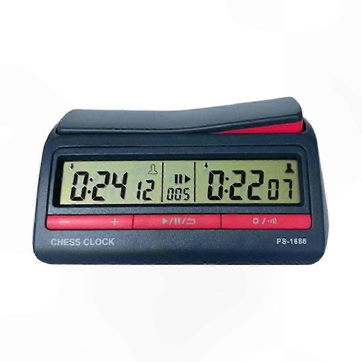 Advanced Digital Chess Timer for Board Games with Count Up and Down Functionality