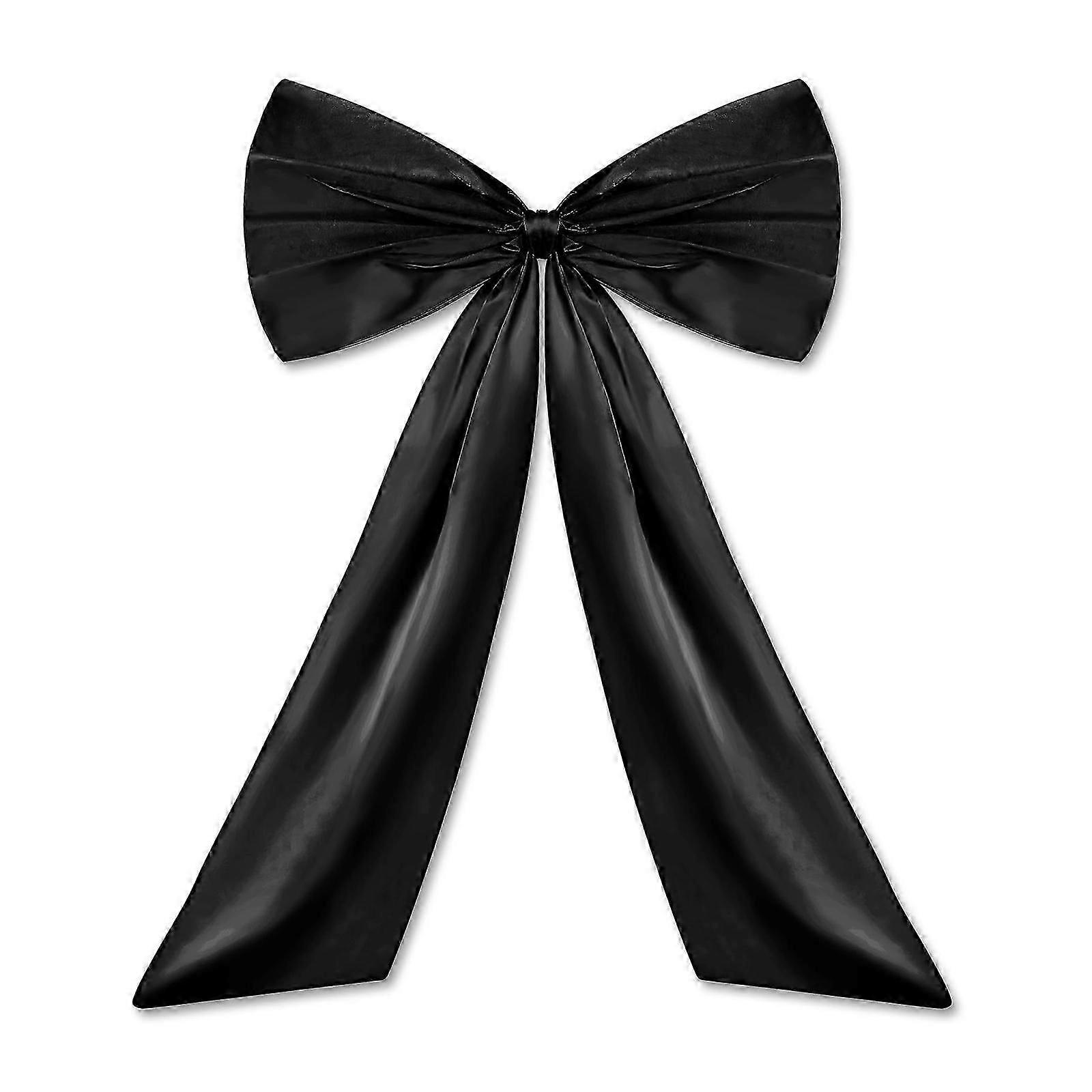 Soft Celebration Bows Ornament Available In Elegant Color For Event Theme Matching Backdrop Wall Decoration White