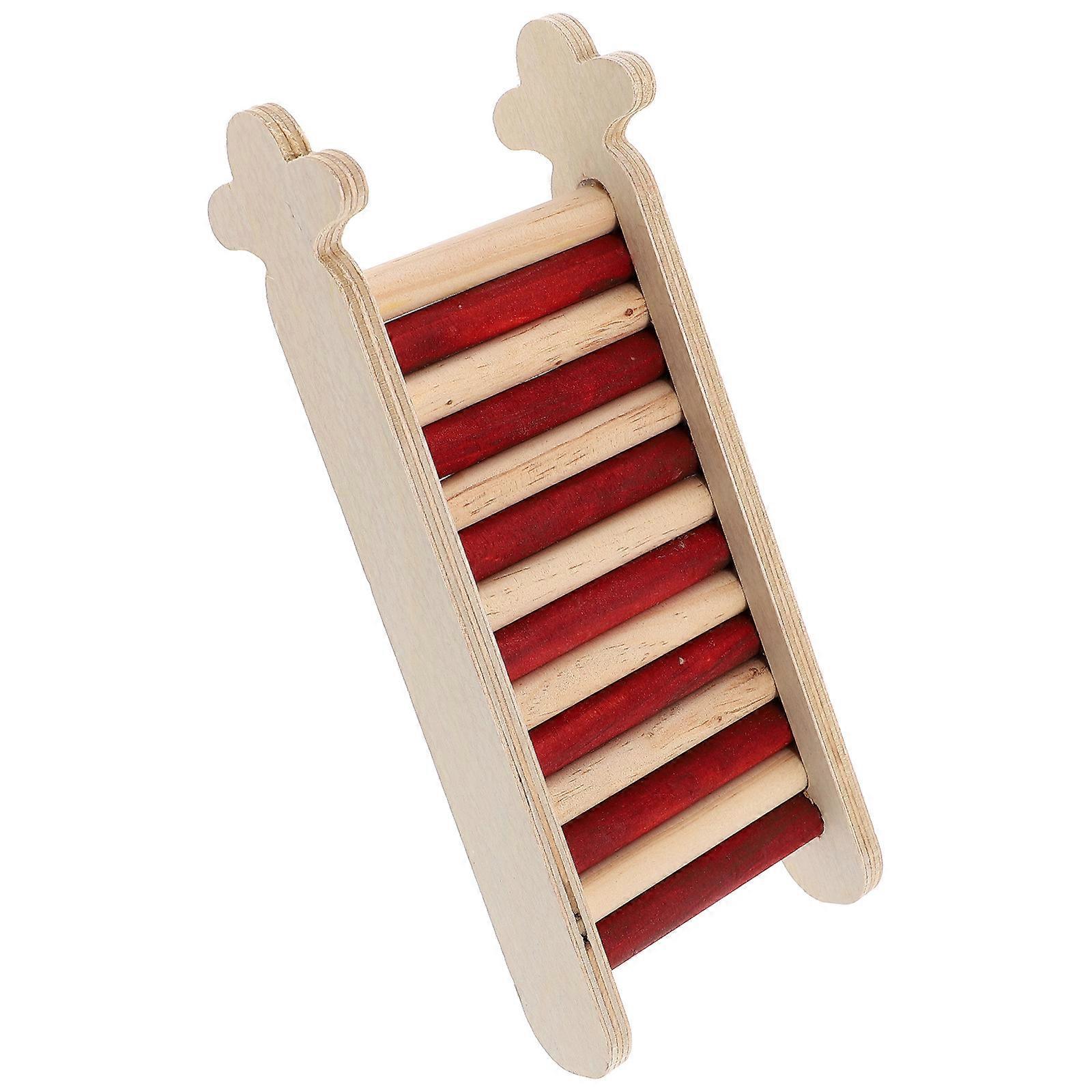 Durable Chinchilla Ladder – Safe Climbing Accessory for Hamsters and Small Birds, Smooth Surface for Cage Playtime Activities