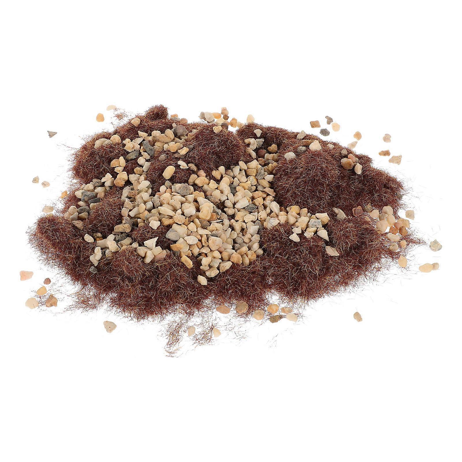 Diy Micro Landscape Grass Gravels Static Grass Faux Stone For Miniature Scenery Sand Table Models Garden Decor Craft Projects