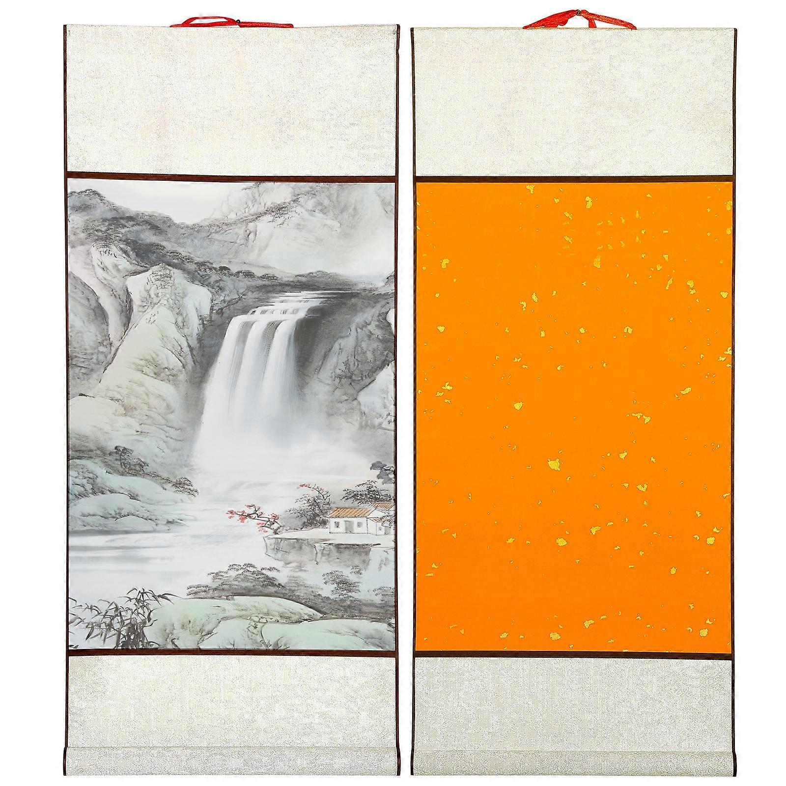 Premium Chinese Calligraphy Paper Scrolls for Painting Use Multi Color 2Pcs Durable Lightweight