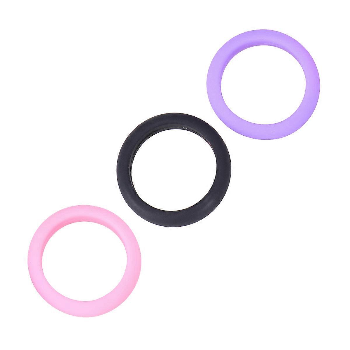 Silicone Rings for Sports and Activities Assorted Color Size 5 Keep Your Fingers Safe Flexible and Waterproof