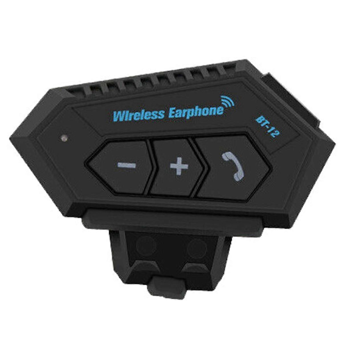 Motorcycle Headset Wireless Bluetooth Headset Hands-Free Phone Call Intercom Music Player Wireless Motorcycle Headset