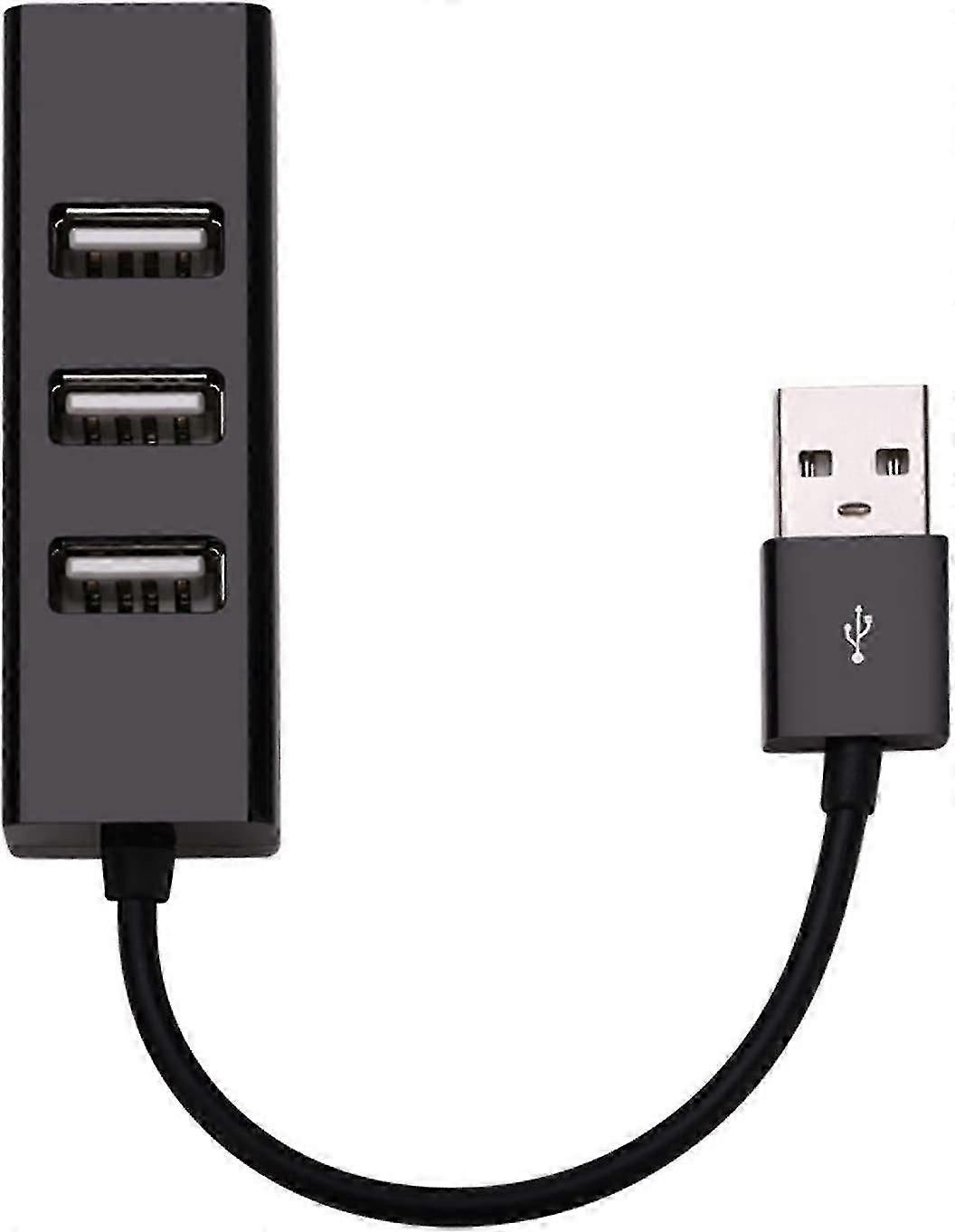 USB Port Distributor - 4-port Compact Portable High-Speed USB 2.0 Data Hub for Windows, Multiple Device Connectivity