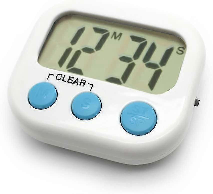 2024 4 Pack Digital Timer For Teacher Small Timers For Kids Magnetic Back Big Lcd Display Loud Alarm
