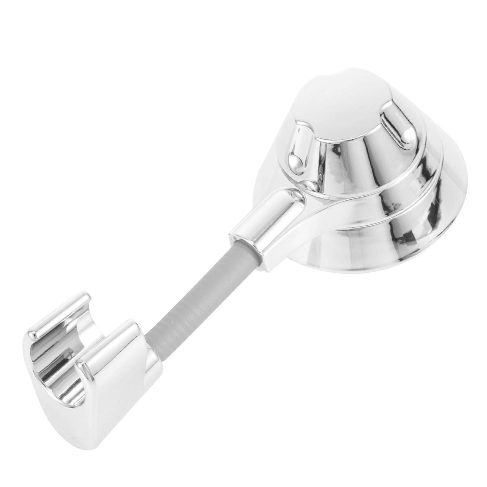 Shower head holder with suction cup, wallmounted without drilling, rotatable, stable.