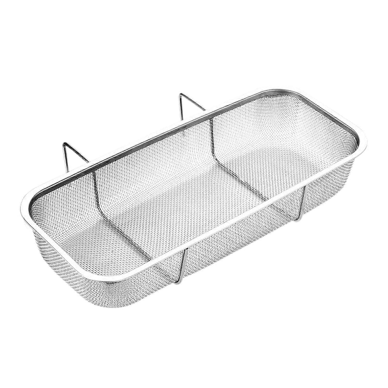 Over the sink colander sieve basket practical rust stainless steel