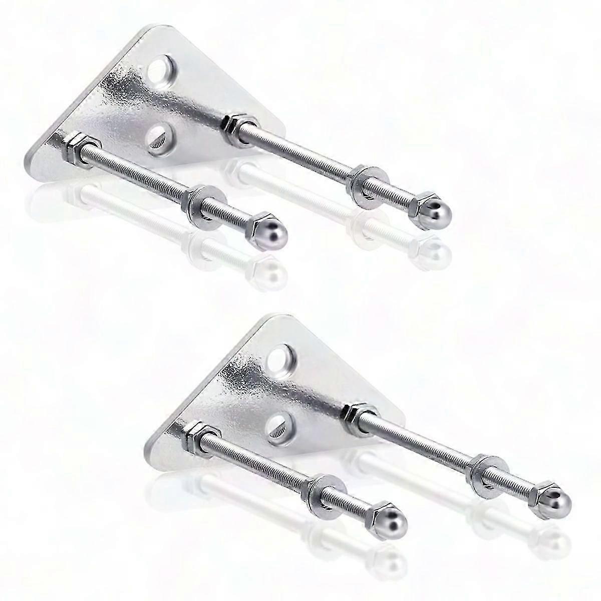 2Pcs Skateboard Wall Hanger for Deck Display & Storage - Metal Skateboard Hooks for Hanging