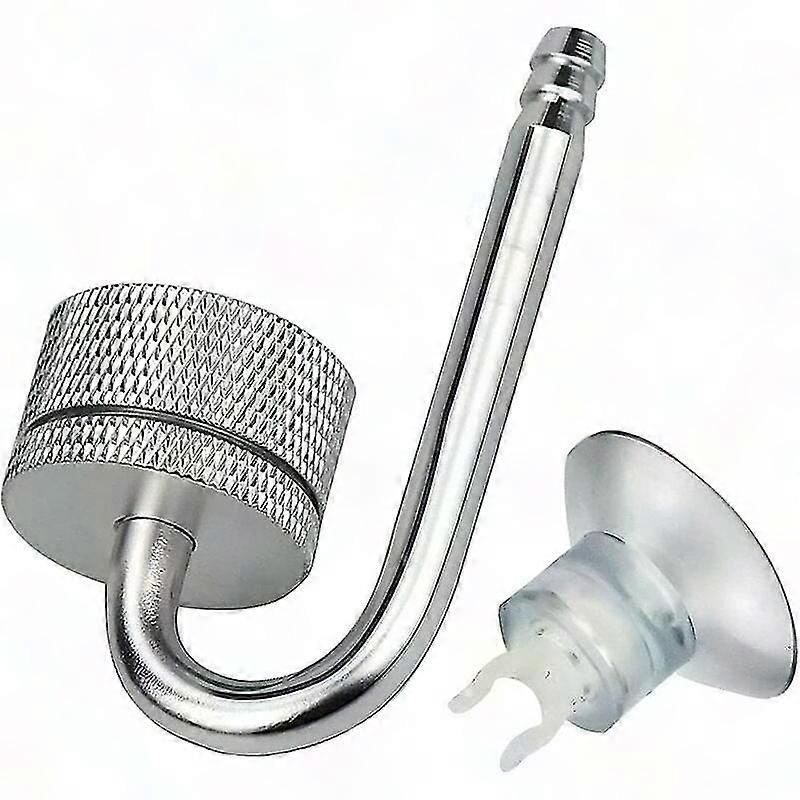 Aquarium CO2 Diffuser for Planted Tank, CO2 Atomizer Reactor, Silver Aquarium CO2 Refiner