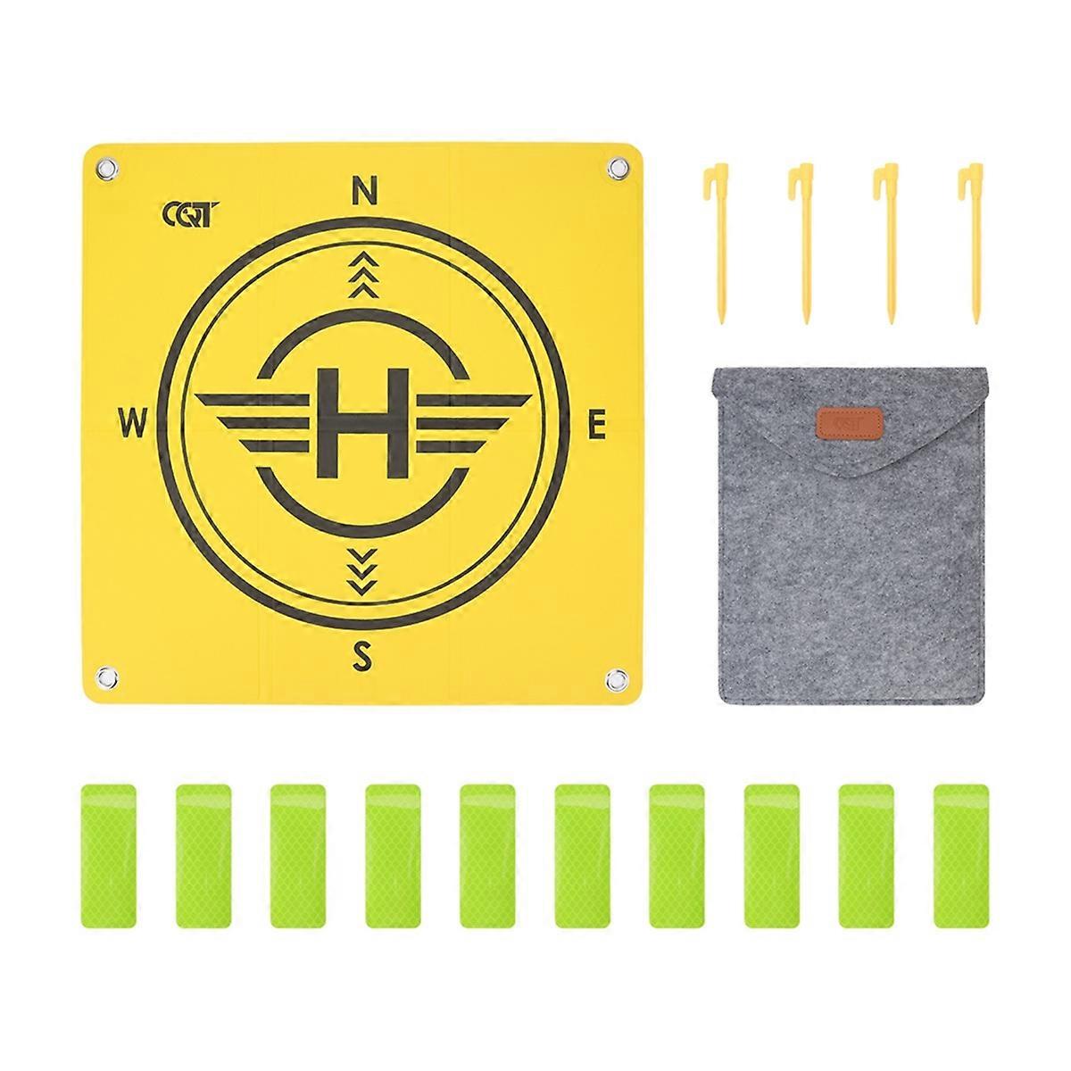 Universal Drone Landing Pad Foldable Double-Side Waterproof Drone Helipad for 4Pro/AIR3S/AVATA2 Dro