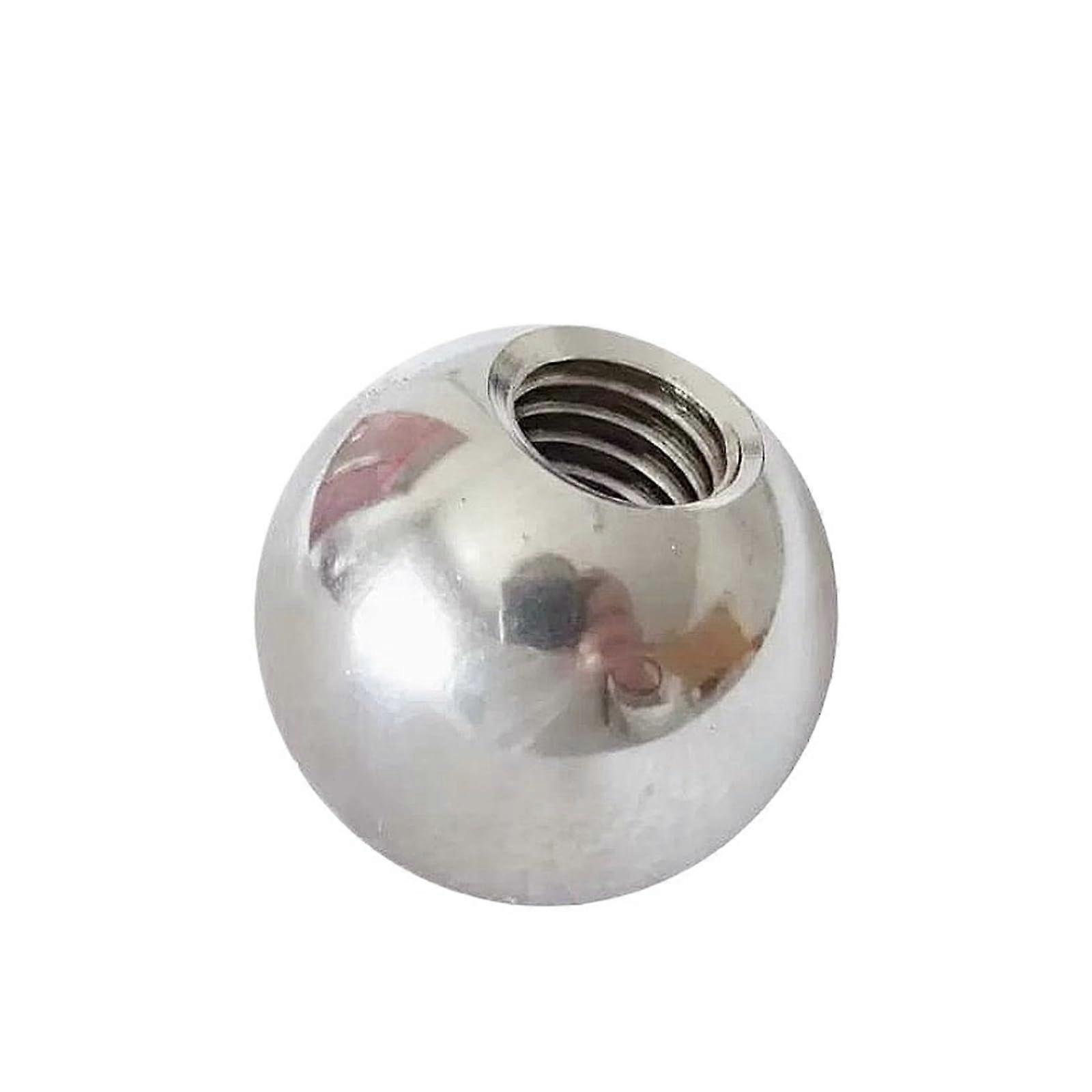 Spherical Steel Ball Nut Head M2-M12, Solid Stainless Steel, 5-60mm Diameter, 30mm x M10, Industrial Use, 1PC