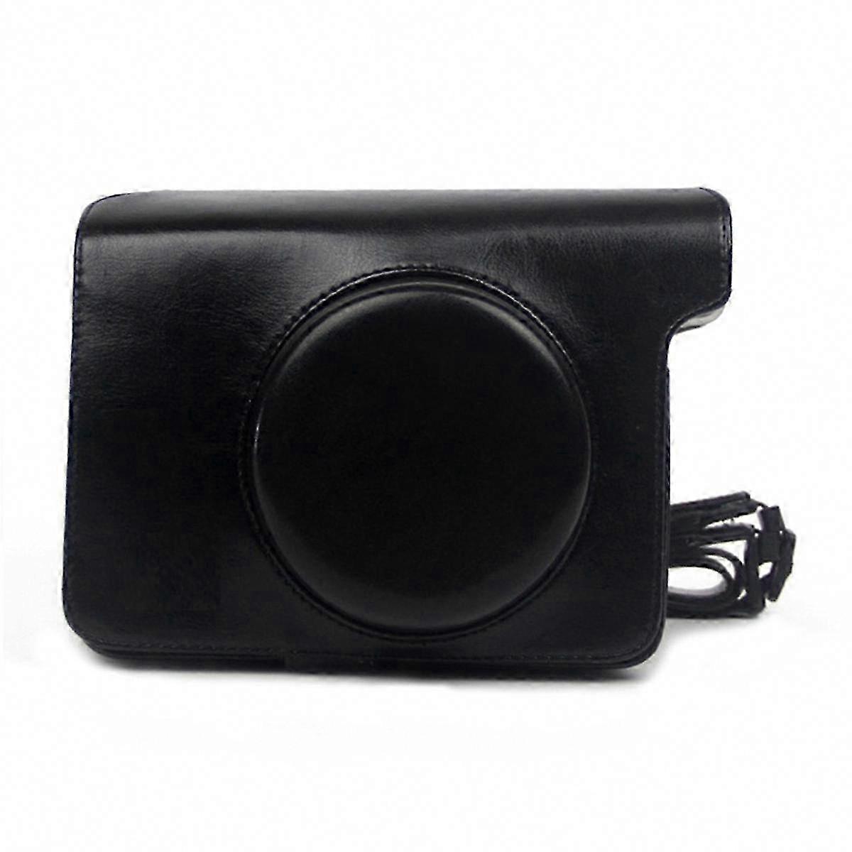 Wide 300 Instant Camera Case PU Carrying Bag with Adjustable Shoulder Strap