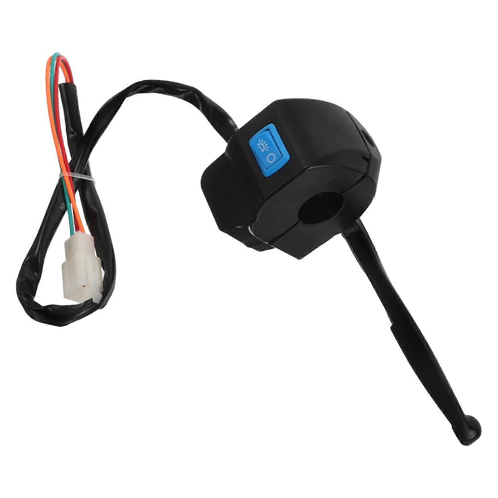 Handlebar Control Switch Electric Bike Handlebar Switch Night Riding Rectangular Shape Ergonomic Design 18.00X9.00X7.50CM 1Pack