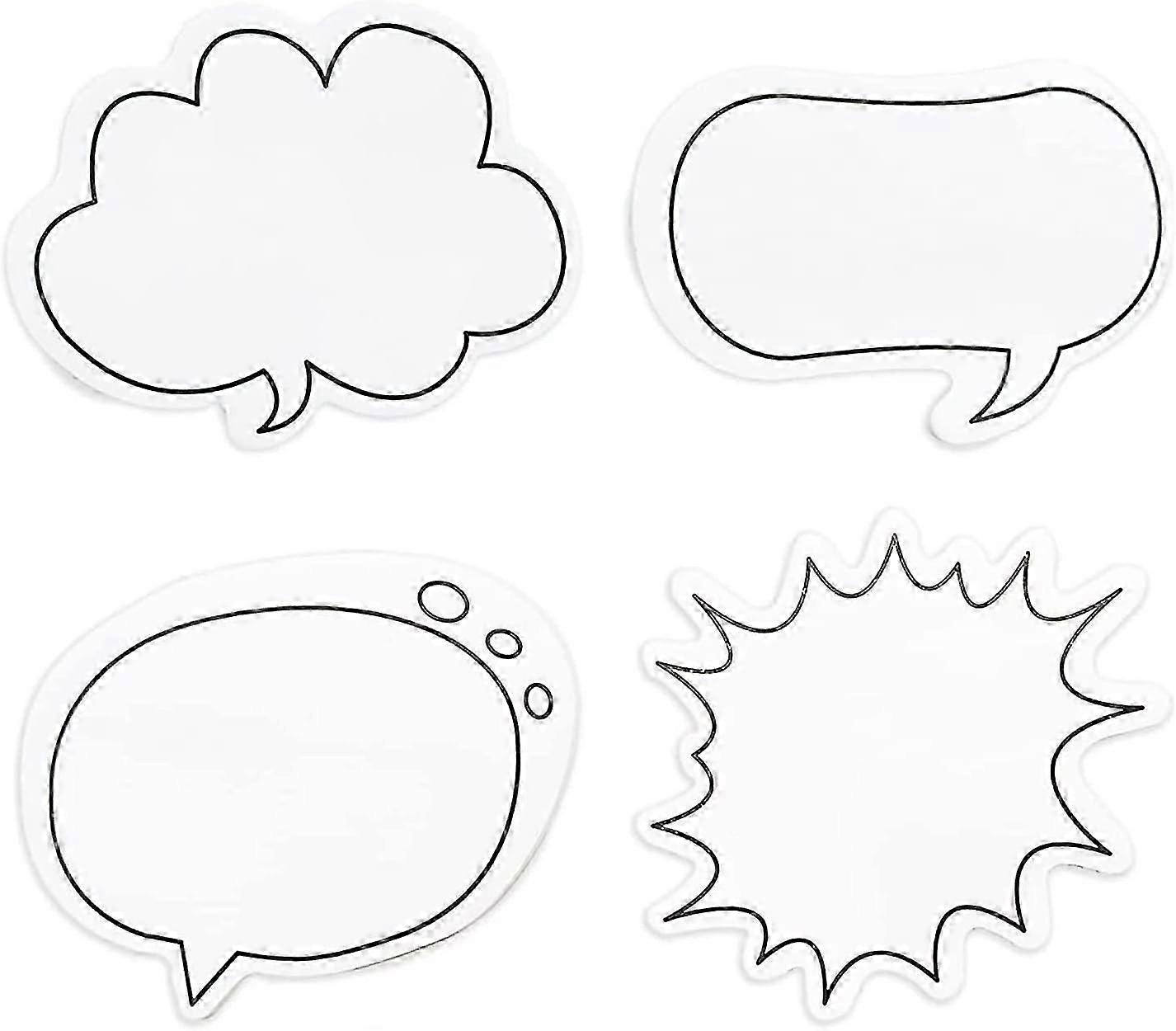 120 Sheets Speech Bubble Sticky Notes Set, Self-Adhesive Cute Animals Sticky Notes, Different Shapes Notes for School Mark/Office Memo