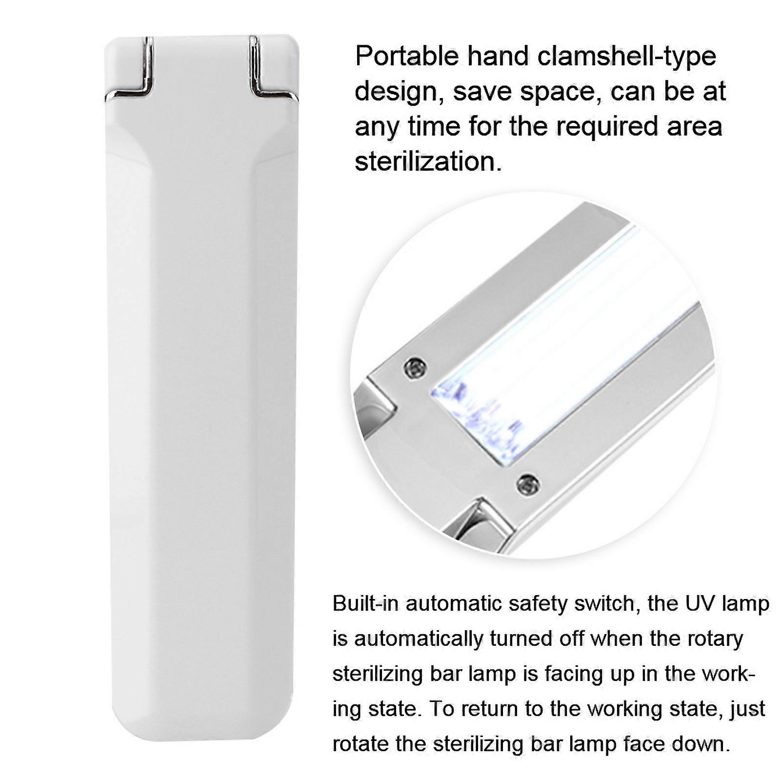 Portable Foldable UV-C Light Sterilizer 3W 253.7nm USB AAA