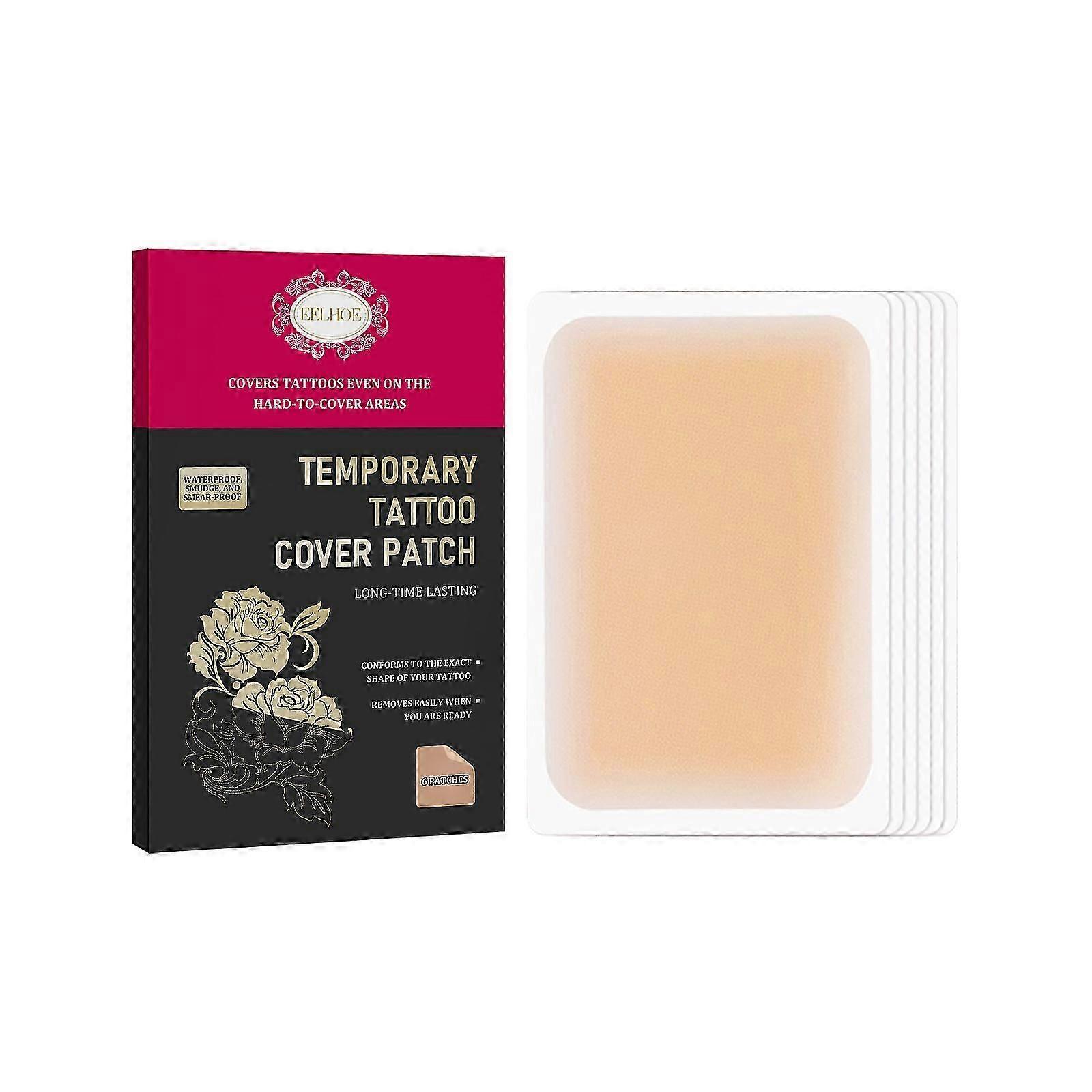 EELHOE Invisible Concealer Patch Covers Tattoos and Imperfections Waterproof Lightweight Gentle Adhesion Invisible Concealer Patch