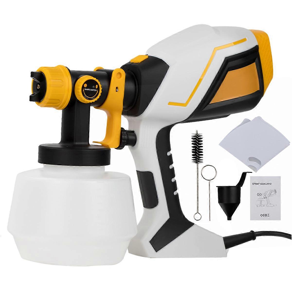 Latex ,White High Atomization Handheld Sprayer 3 Spraying Patterns for Home Renovation to Clean (EU)