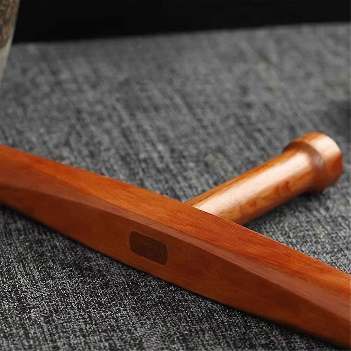 Qinggang Wood A Martial Art Both Crutches Duckweed Turn T Type Kidnapper T-Shaped Stick