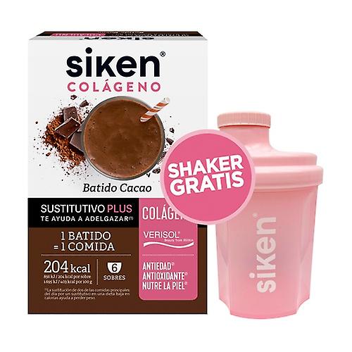 Collagen Substitute Smoothie Cocoa + Shaker 6 packets of 50g