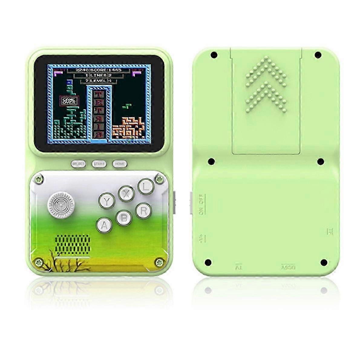 Handheld Video Game Console 2.8 inch 500 Games Retro Arcade Green