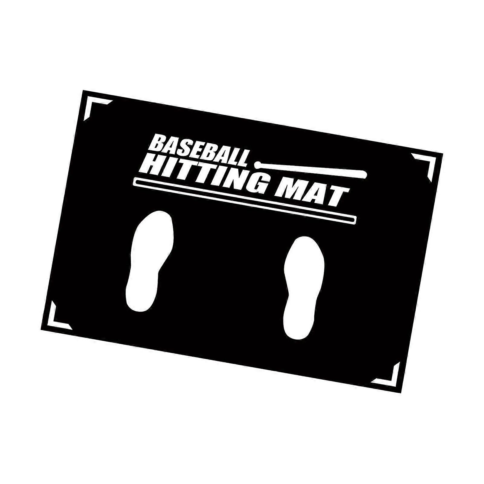 Baseball Hitting Mat, Hitting Position Training Mat for Baseball, Indoor Practice Swing Training Aid