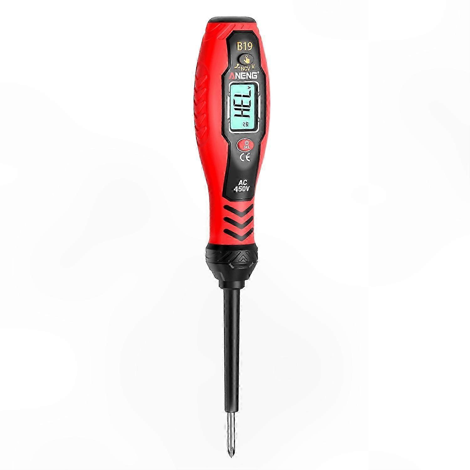 Digital NCV Voltage Tester with Auto Power Off and High Torque AC Detection Non-Contact Tool