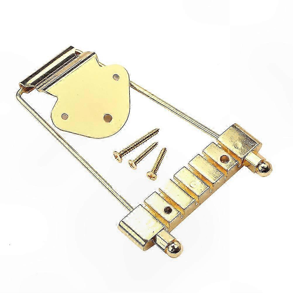 Golden Tone Tailpiece for 6-String Jazz Guitar, Professional Replacement Part, Single Piece