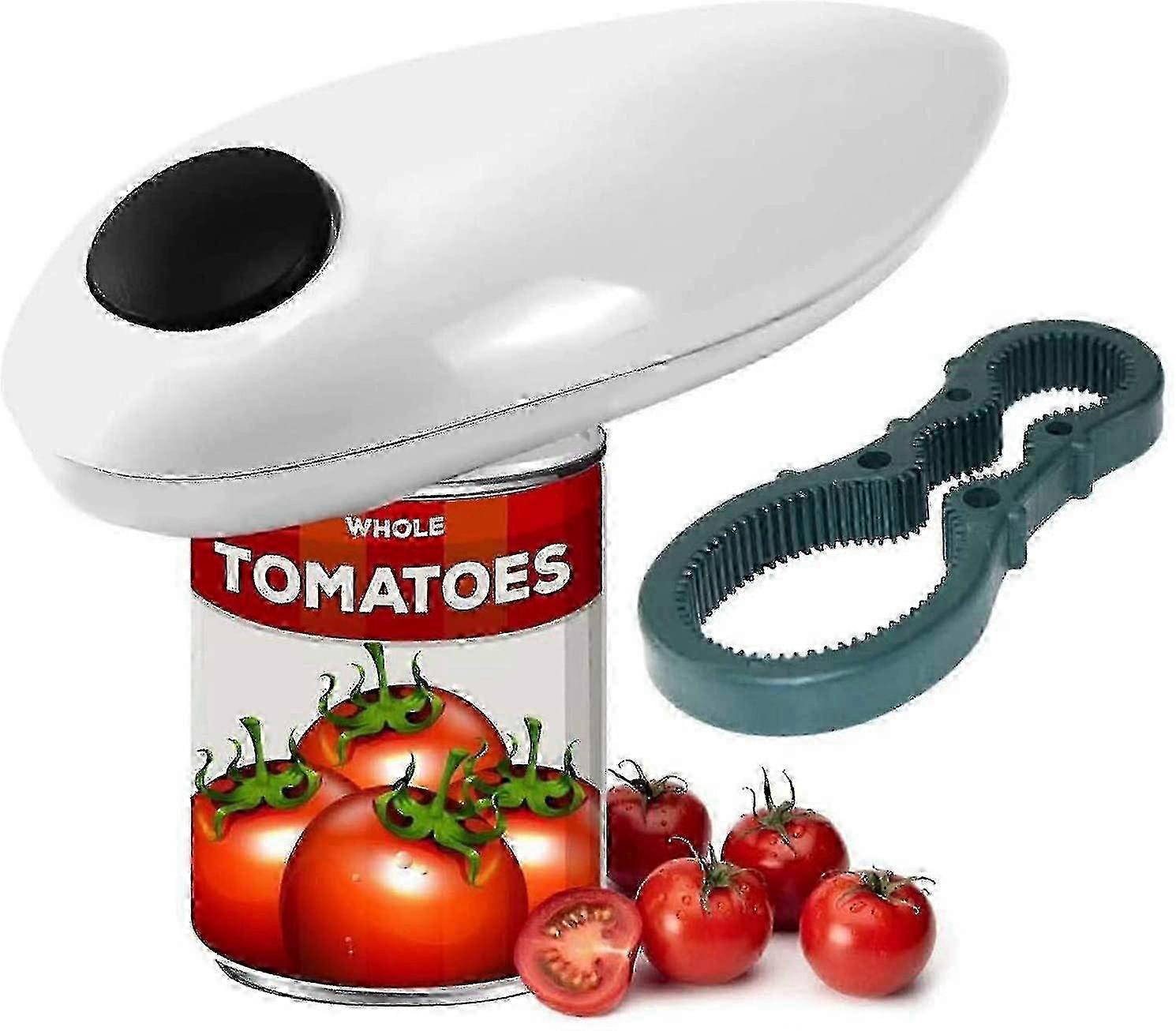 Electric Can Opener for Seniors with Arthritis, Weak Hands, and Chefs - Easy Grip, Effortless Use