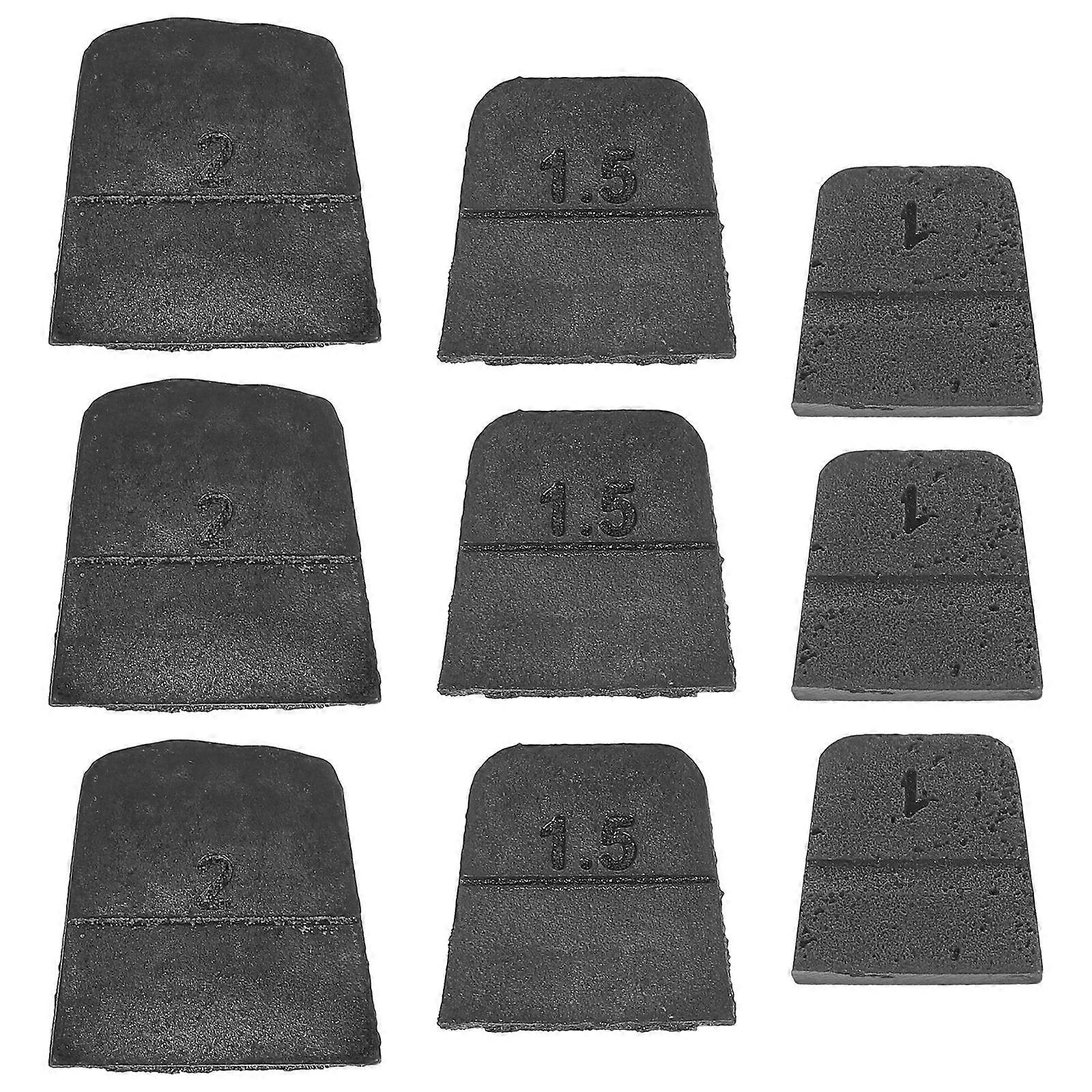 Iron Replacement Hammer Wedges Kit for with Durable 9Pcs Metal Fixing Accessories