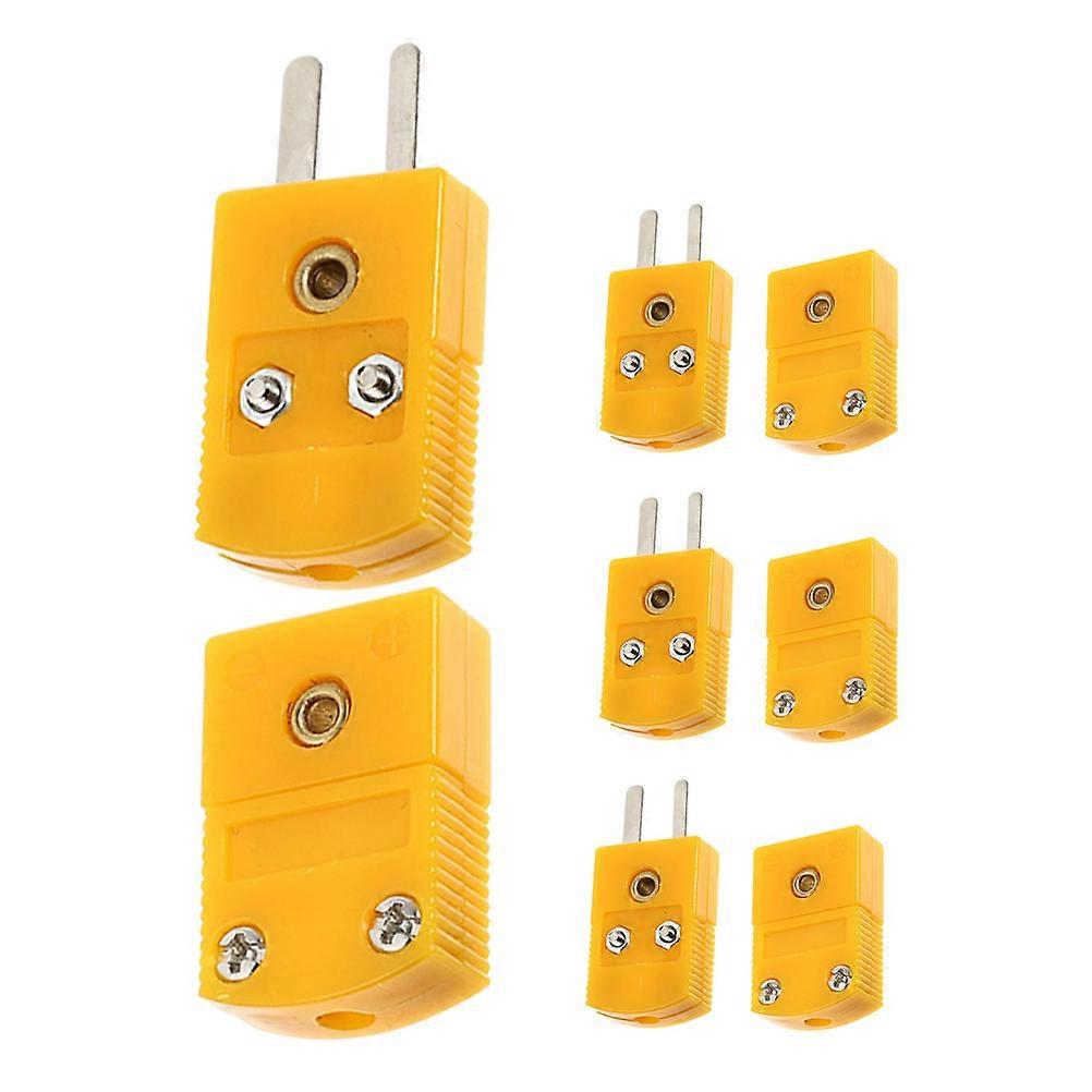 Thermocouple Adapter Type K Thermocouple Wire Connector with 12Sets for Flexible Use