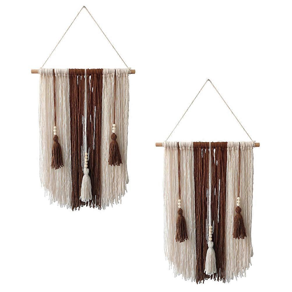 Bohemian Tapestry Hanging Wall Decor for Indoor Use 2Pcs Set
